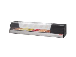 Gekoeld uitstalraam voor tapas, 8x GN 1/3 - 40 mm (inbegrepen)