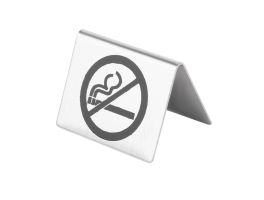Olympia RVS tafelbordje Niet Roken