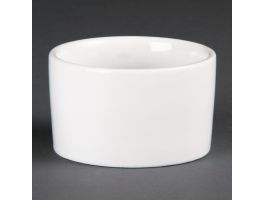 Olympia Whiteware eigentijdse ramekins 9cm (12 stuks)