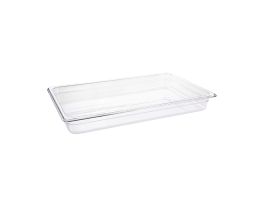 Vogue polycarbonaat 1/1 gastronorm container 65mm helder