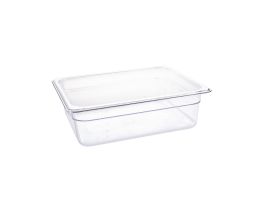 Vogue polycarbonaat 1/2 gastronorm container 100mm transparant