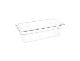 Vogue polycarbonaat 1/3 gastronorm container 100mm transparant