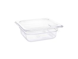 Vogue polycarbonaat bak transparant GN 1/6 65mm