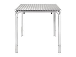 Bolero stapelbare vierkante RVS tafel 70cm