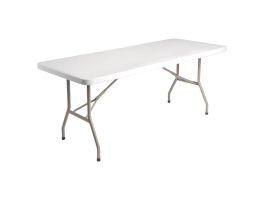 Bolero rechthoekige klaptafel grijs 183cm