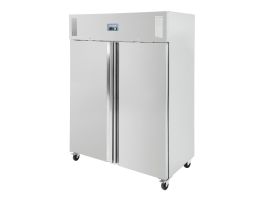 Polar u-serie staande dubbele deur vriezer 1300ltr