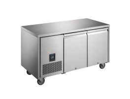 Polar U-serie tweedeurs koelwerkbank 267L