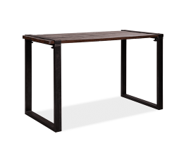 Old Dutch Table with Barnwood-Tabletop, high, U-Frame, 120x80x110 cm (BxTxH), 30120HU