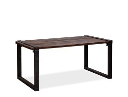 Old Dutch Table with Barnwood-Tabletop, low, U-Frame, 180x80x76 cm (BxTxH), 30180LU