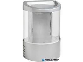 VOC100 - Blikkenkoeler met Led verlichte kap en geventileerde koeling - BxDxH - 660 x 460 x 970 mm TEFCOLD, www.hartmanenznhoreca.nl