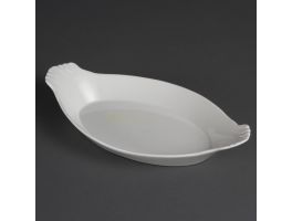 Olympia Whiteware ovale gratineerschalen 32x17,7cm (6 stuks)