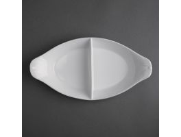 Olympia ovale gratineerschaal 29,5x15,5cm (6 stuks)