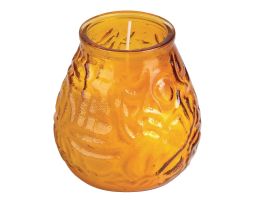 Bolsius Lowboy kaarsen amber (12 stuks)