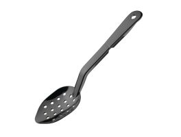 Vogue geperforeerde serveerlepel zwart 28cm