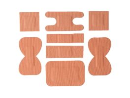 Stoffen pleisters assorti (100 stuks)